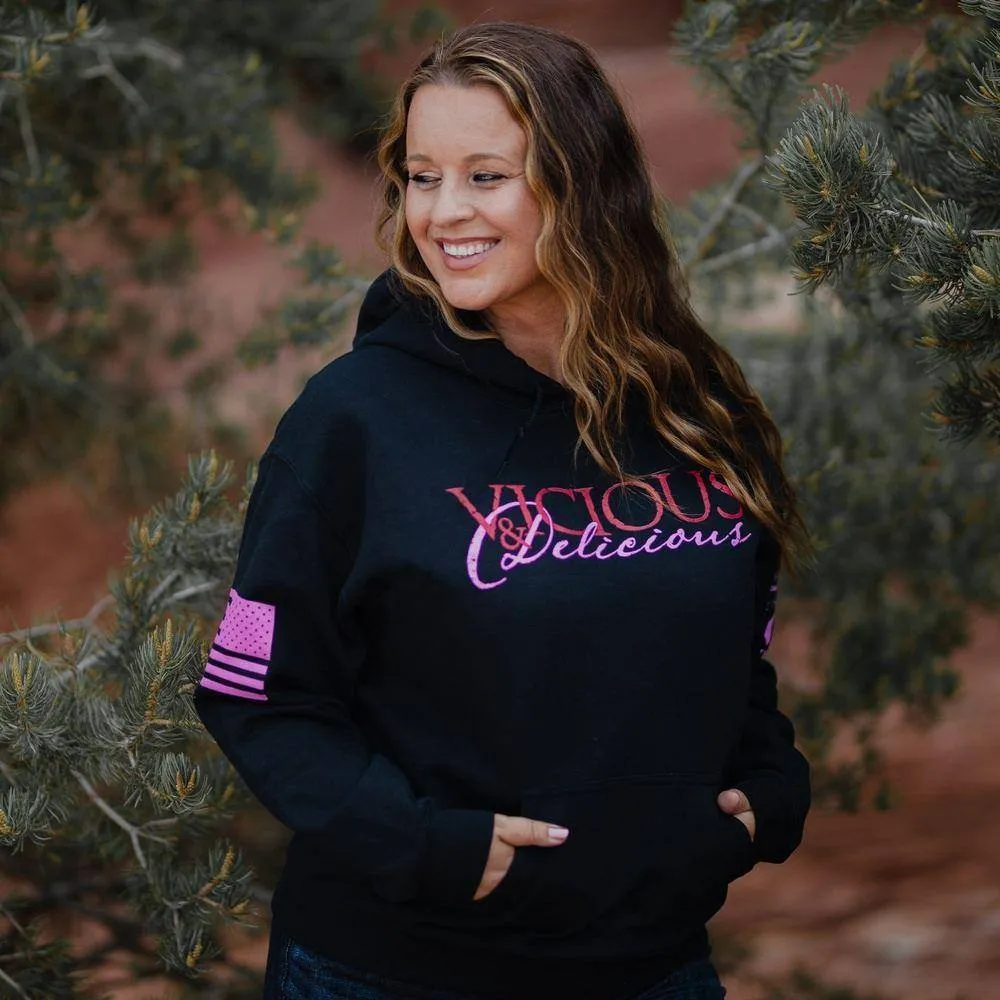 Women's Vicious & Delicious Hoodie - Black